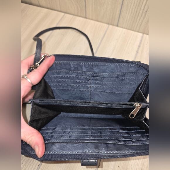 Sakroots Blue Floral Smartphone Crossbody Wallet Adjustable Boho Cottagecore - Picture 6 of 10